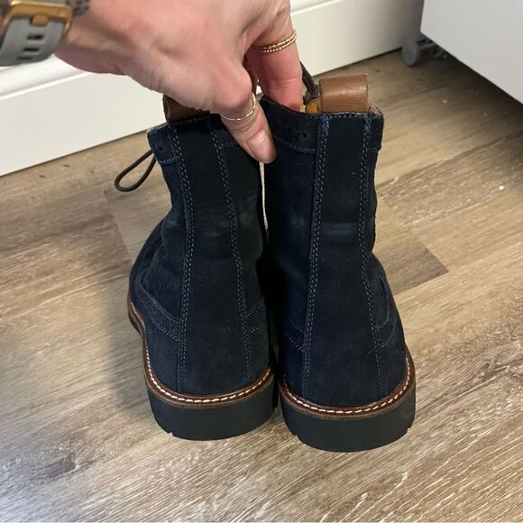Jack Threads Blue Suede Boot